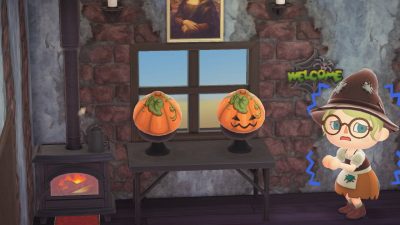 ACNH QR Codes Bidoof Crossing – qr-closet: halloween pumpkins 🎃