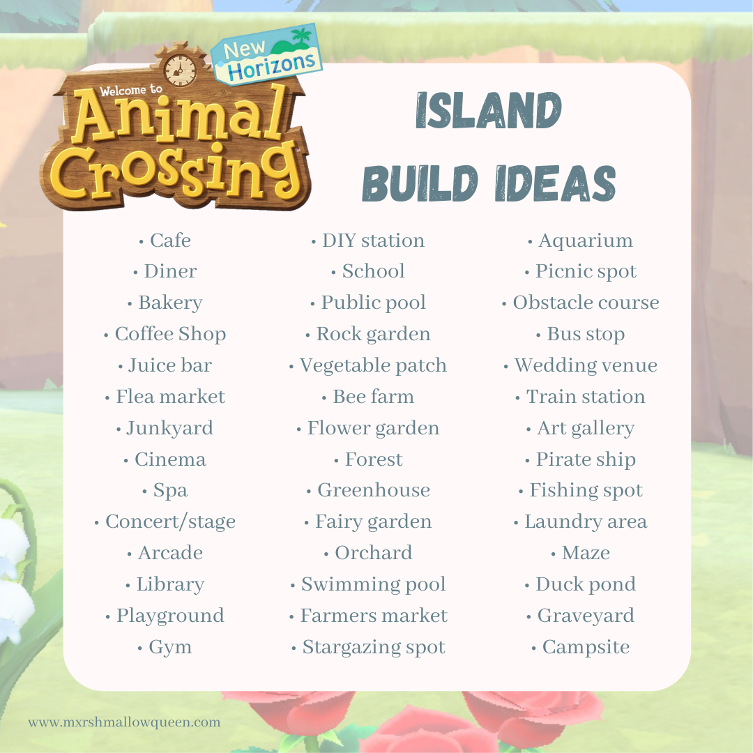 ACNH Codes Animal Crossing Island Build Ideas by emaparsons