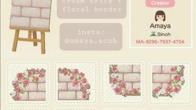 ACNH Codes Spice Up Your Walkway With These Animal Crossing New Horizons Path Borders – myPotatoGames by  floppyfro