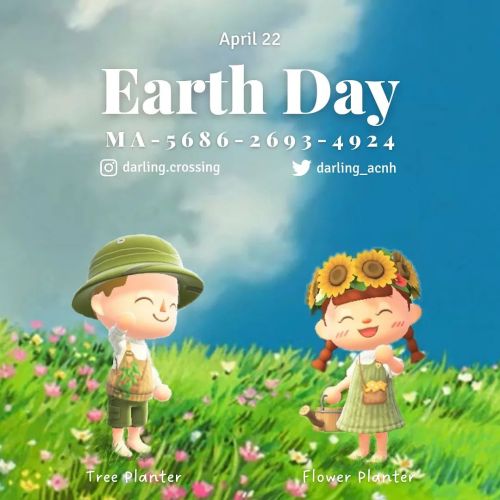 ACNH QR Codes earth day set ✿ by darlingcrossing on ig