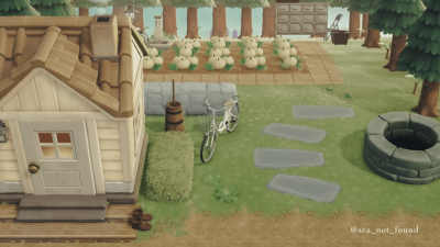 Animal Crossing: Anyone knows the code of the stone path ?