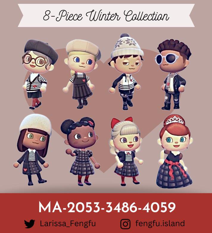 Animal Crossing Bonjour Heres my full winter collection Un soupcon