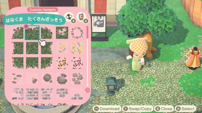Animal Crossing: Can anyone help me find the creator code for this grass path?