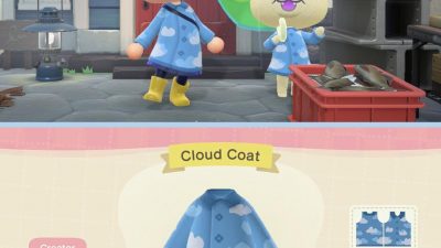 Animal Crossing: ☁️☁️ Cloud coat ☁️☁️ MA-2053-3486-4059