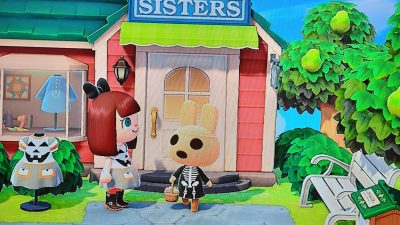 Animal Crossing: Coco…my Halloween muse. ☠️🐇