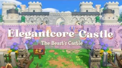 Animal Crossing: Elegantcore Castle Build ft. The Beast’s Castle | ACNH Speed Build