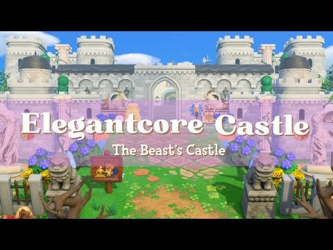 Animal Crossing Elegantcore Castle Build ft The Beasts Castle