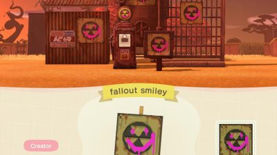 Animal Crossing: Fallout smiley 💅🫠 For all yer post-apocalyptic kidcore needs 🌇🛢🧨