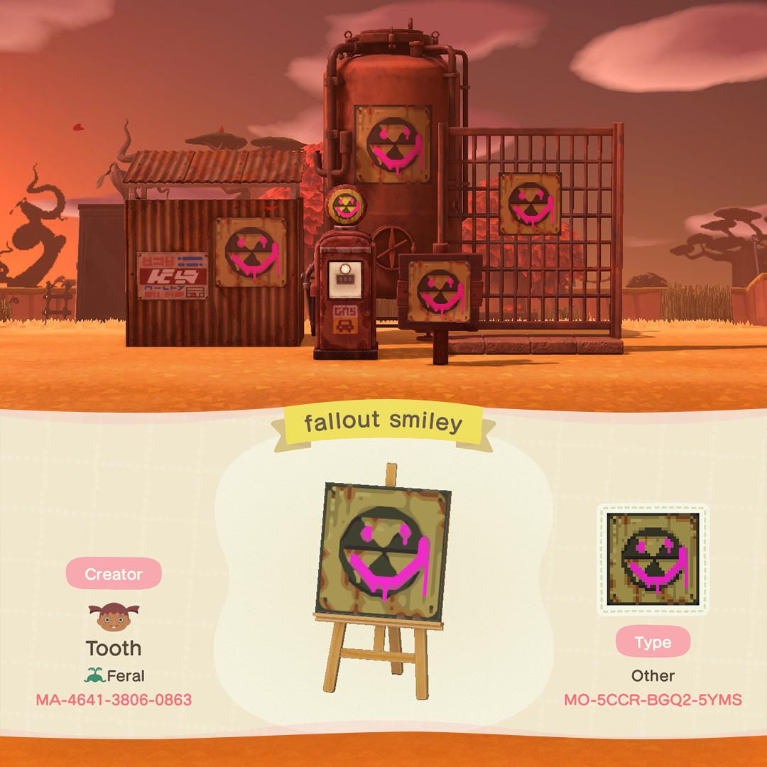 Animal Crossing Fallout smiley For all yer post apocalyptic kidcore needs