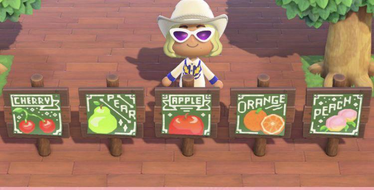 Animal Crossing How do you make the wooden signs like