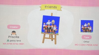 Animal Crossing: I made the iconic FRIENDS fountain intro, feel free to use!! :)