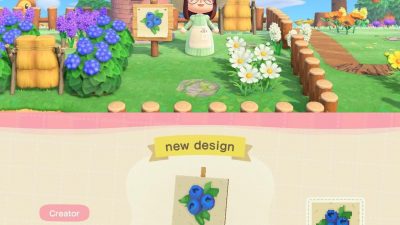 Animal Crossing: Made a sign for my blueberry farm! Hope you all like it!