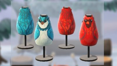 Animal Crossing: Made some birds to decorate the island! Hope you like them.