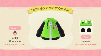 Animal Crossing: Relive your 2009 scene kid phase with the iconic Hot Topic GIR hoodie, and this time mom can’t say “No, it’s too expensive” because your family was hit hard financially by the previous year’s economic recession~!