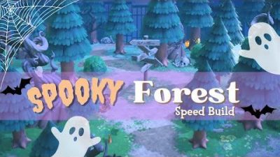 Animal Crossing: Spooky Forest Speed Build | WATCH IF YOU DARE