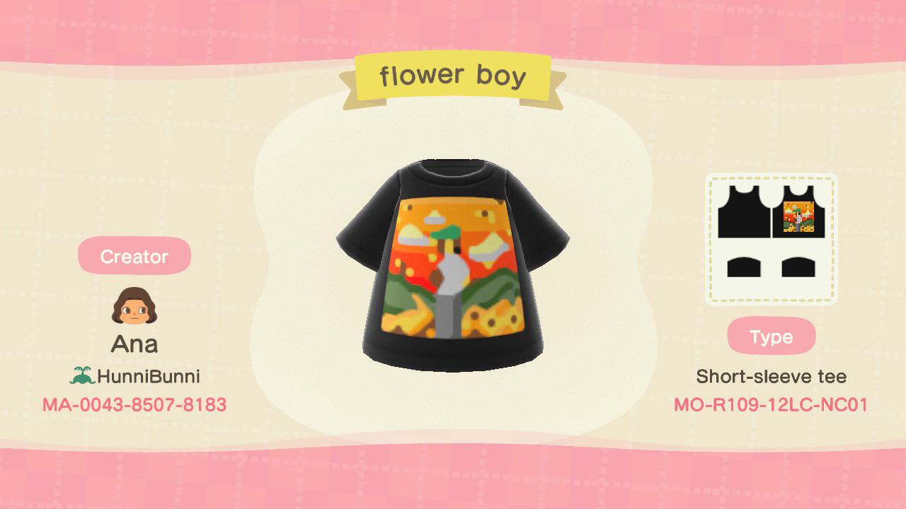 Animal Crossing Tyler the Creator Flower Boy Album T Shirt