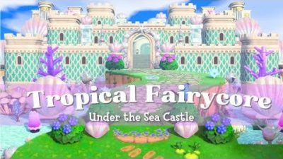 Animal Crossing: Underwater Sea Castle | ACNH Speed Build