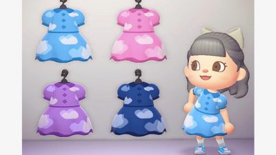 Animal Crossing: ☁️ You’ll be floating on a cloud in this dress! MA-2053-3486-4059