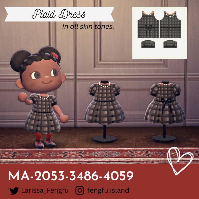 Animal Crossing Youll be pretty in plaid in this sweet