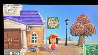 Animal Crossing: flag i made for my best friend at honey bay !!