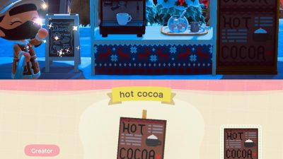 Animal Crossing: ☕️✨hot cocoa stand✨☕️