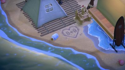 Animal Crossing: taking (free) requests for these cute sand art initials 🏝️ just tonight! dm me.