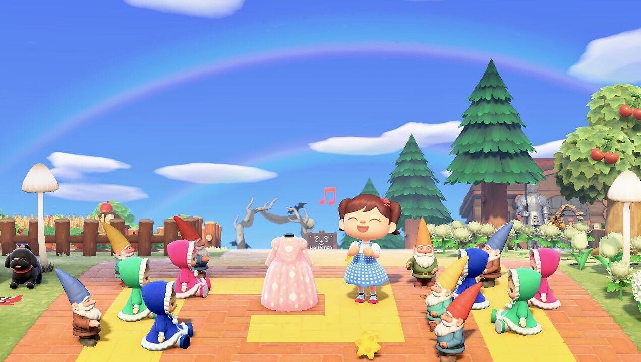 I just happened to get a double rainbow when updating