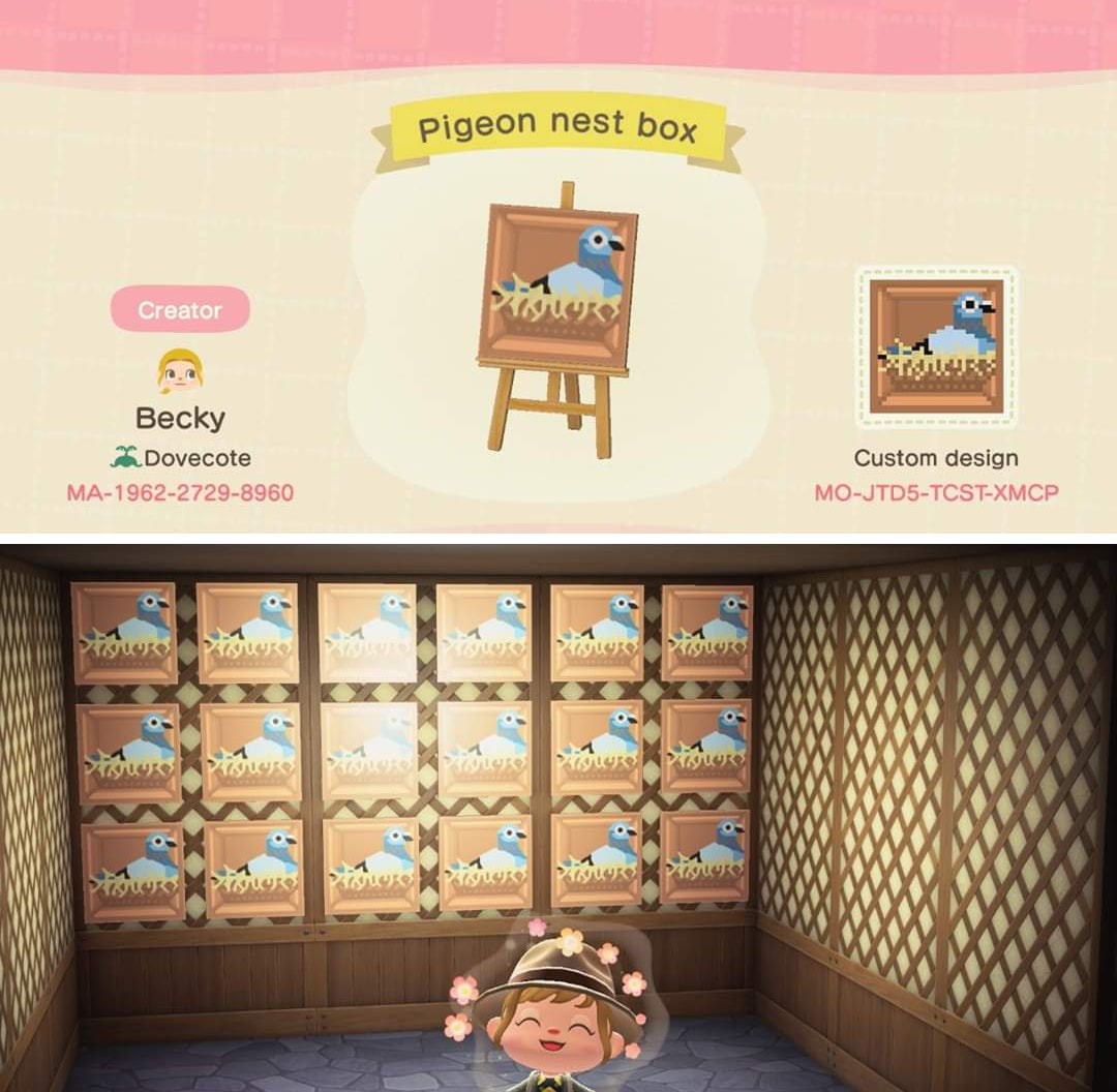 Bidoof Crossing - qr-closet: pigeon nest boxes ?