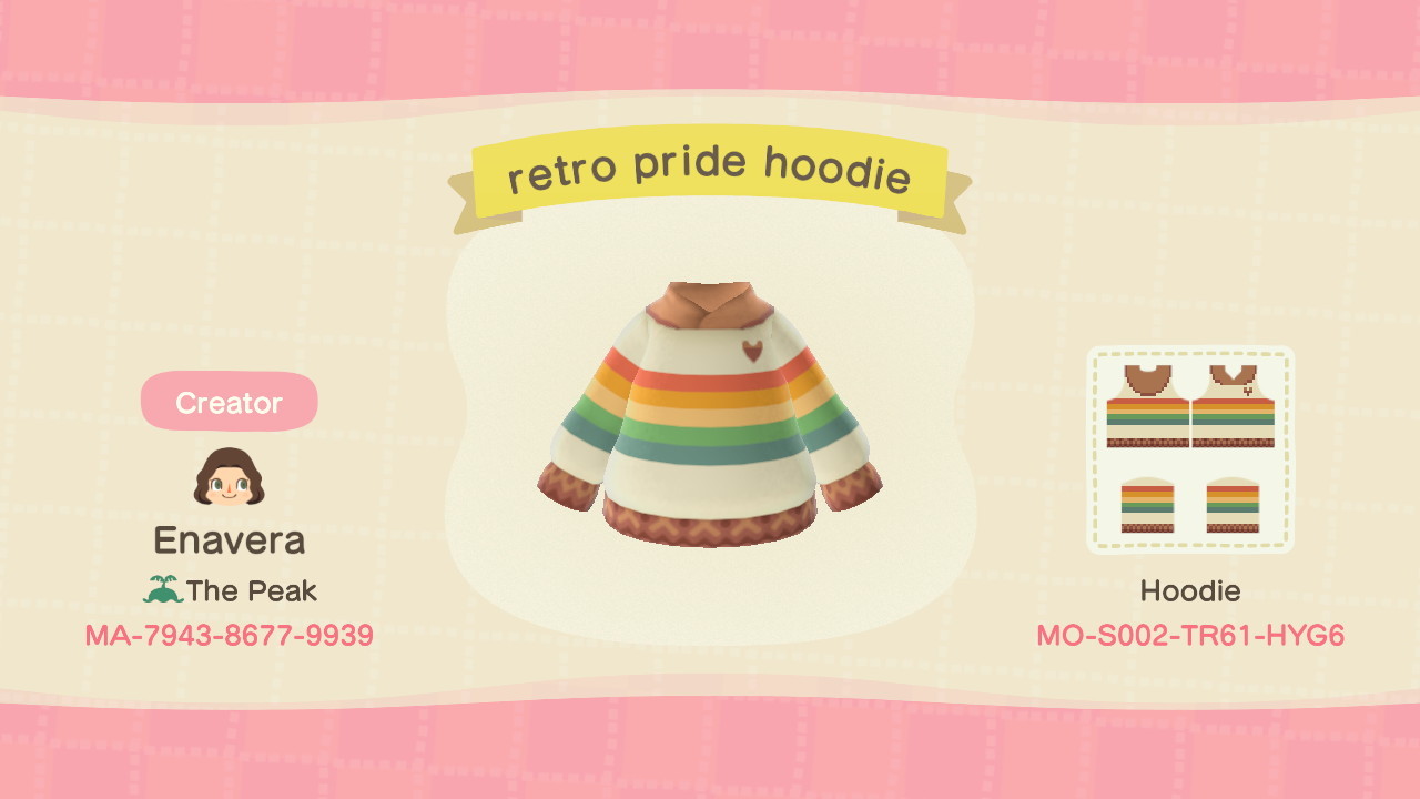 qr-closet:retro pride hoodie ?‍?