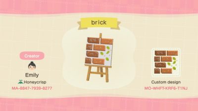 ACNL QR Codes skwivr:

Whipped up these little brick patterns last night to…