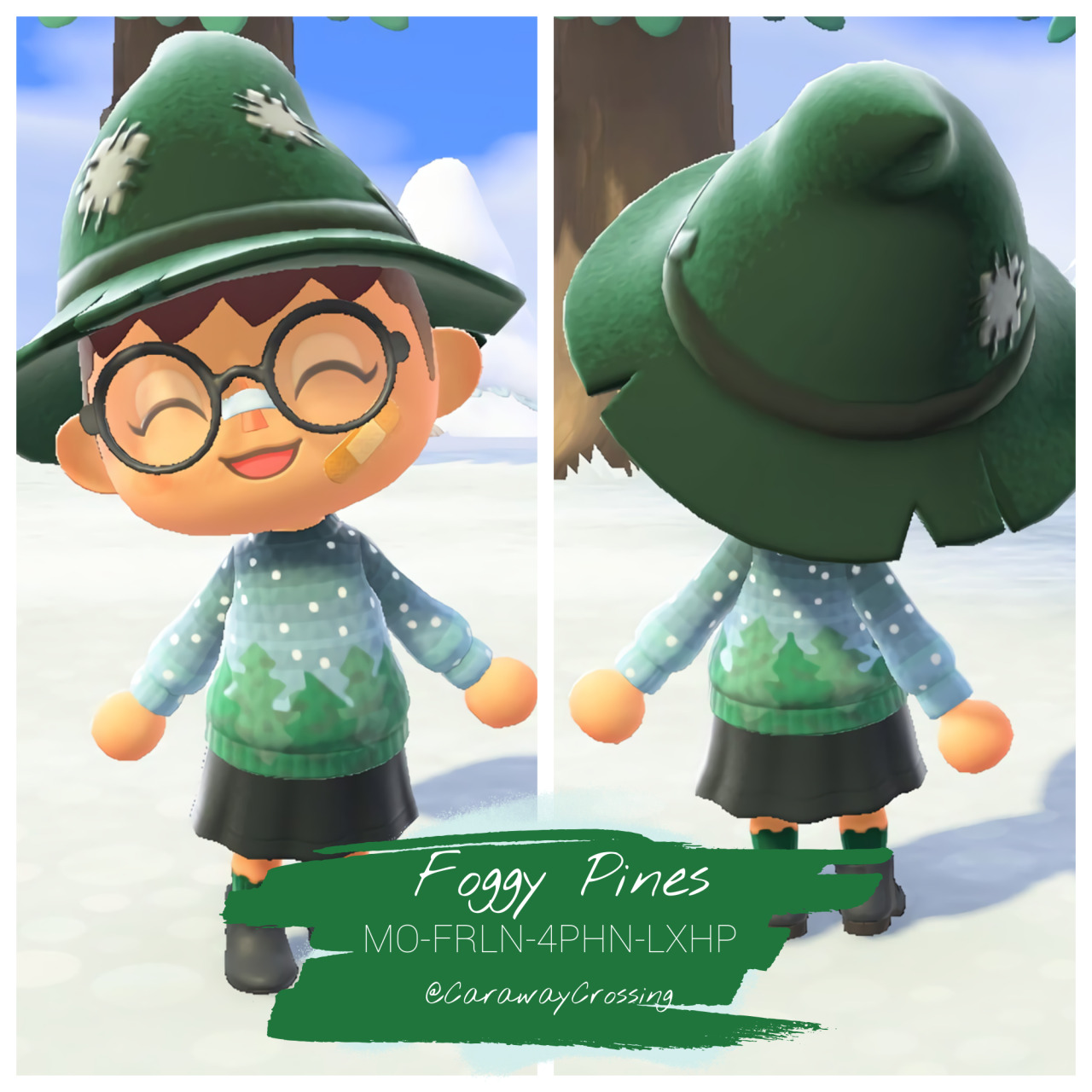 qr-closet:“foggy pines” sweater ?