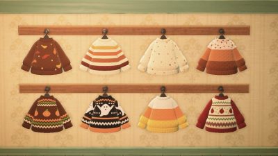 ACNH QR Codes Bidoof Crossing – acnhcustomdesigns: autumn sweaters