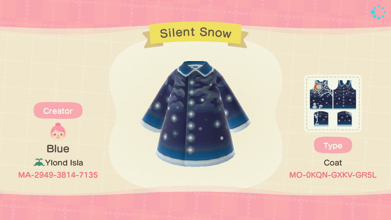 happyhappydesigns:Silent Snow - Winter CoatInspired by a wall...
