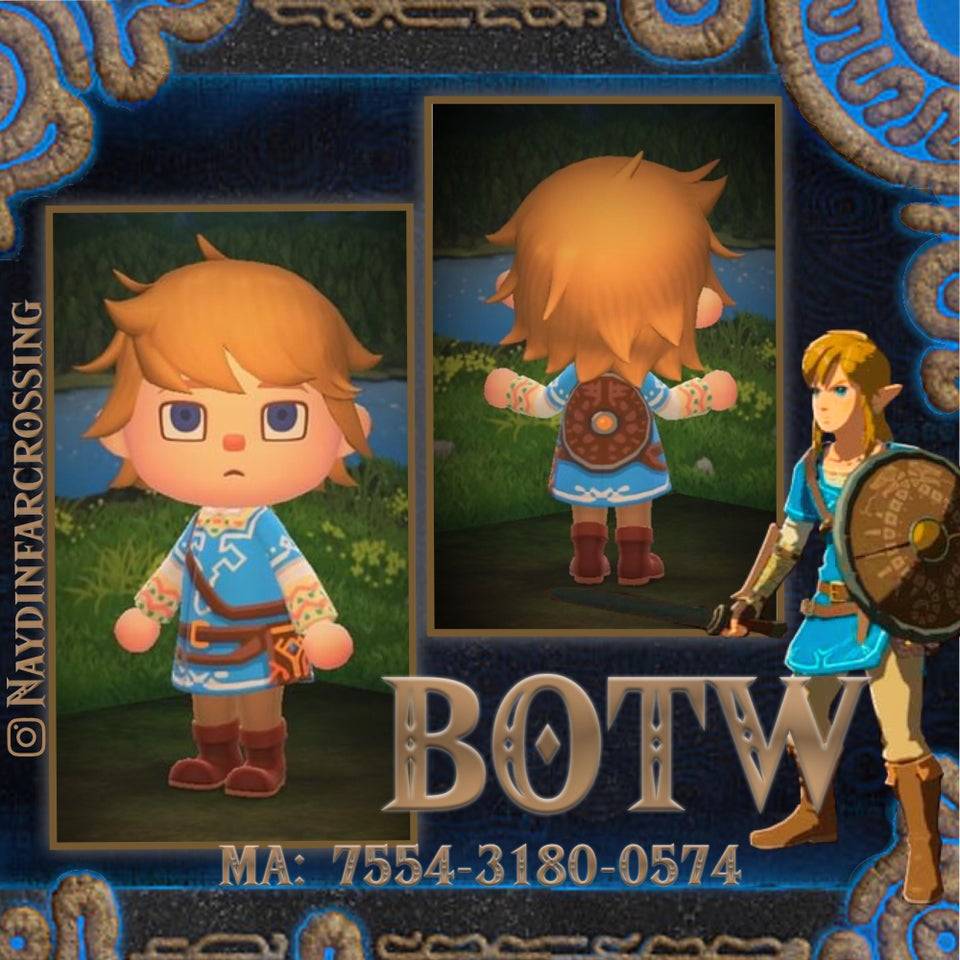 qr-closet:link’s champion tunic with a traveler’s shield ?