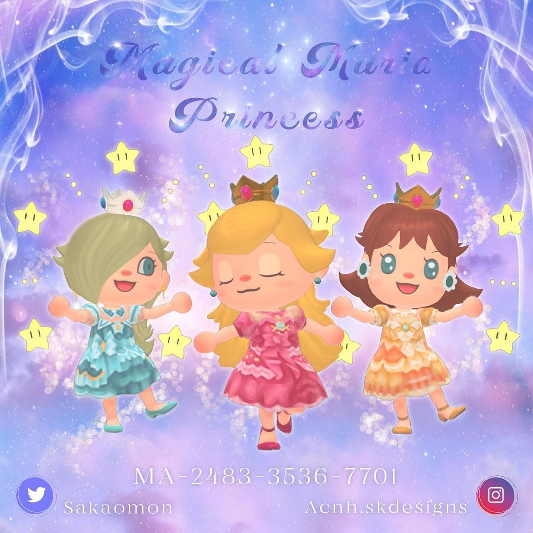 qr-closet:

mario princesses - peach, daisy, & rosalina ✨