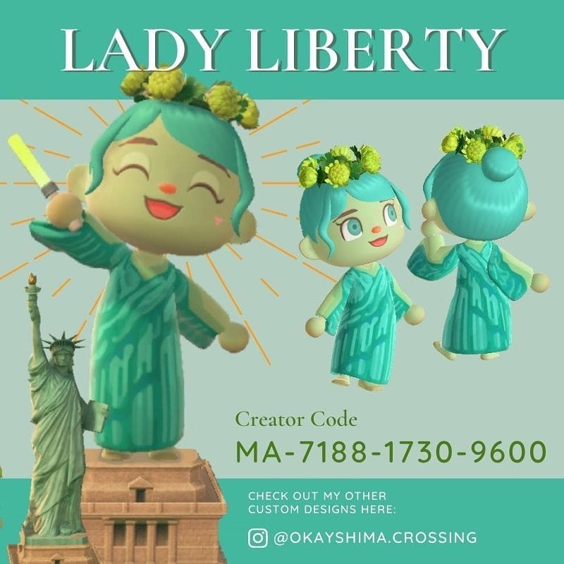 qr-closet:statue of liberty dress ?