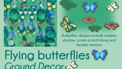 ACNH QR Codes qr-closet:

flying butterflies ✨