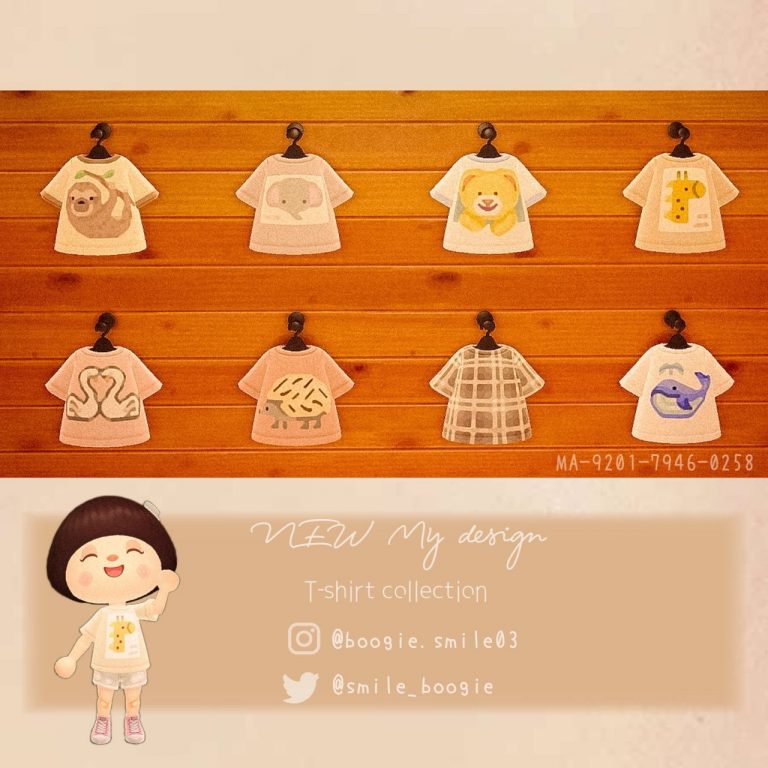 ACNH QR Codes animal tees ✿ by smile_boogie on twt