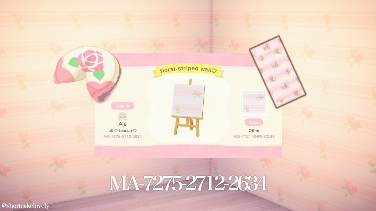 acpc floral striped wallpaper ✿ by shortcakelovely on twt