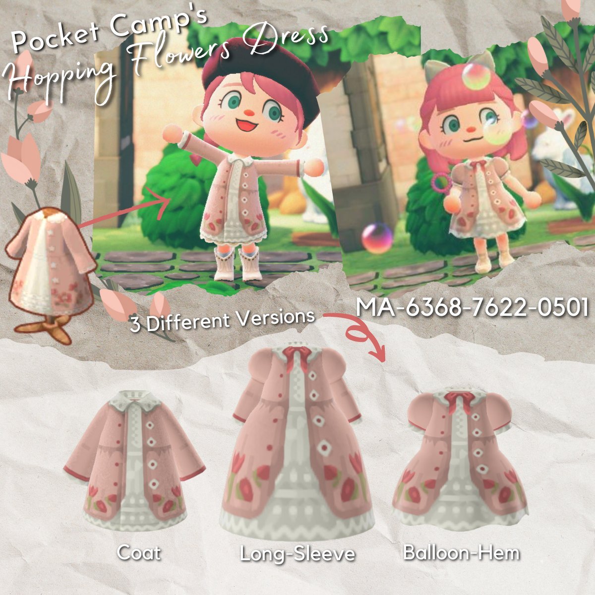 acpc hopping flowers dress ✿ by ameycake on twt