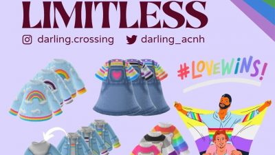 ACNH QR Codes pride collection ✿ by darling.crossing on ig