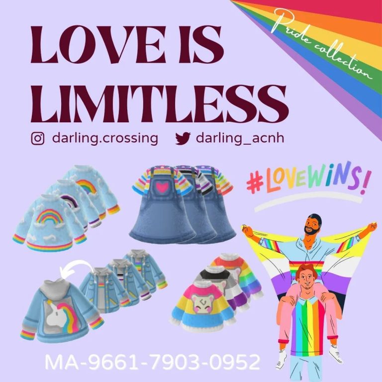 ACNH QR Codes pride collection ✿ by darling.crossing on ig