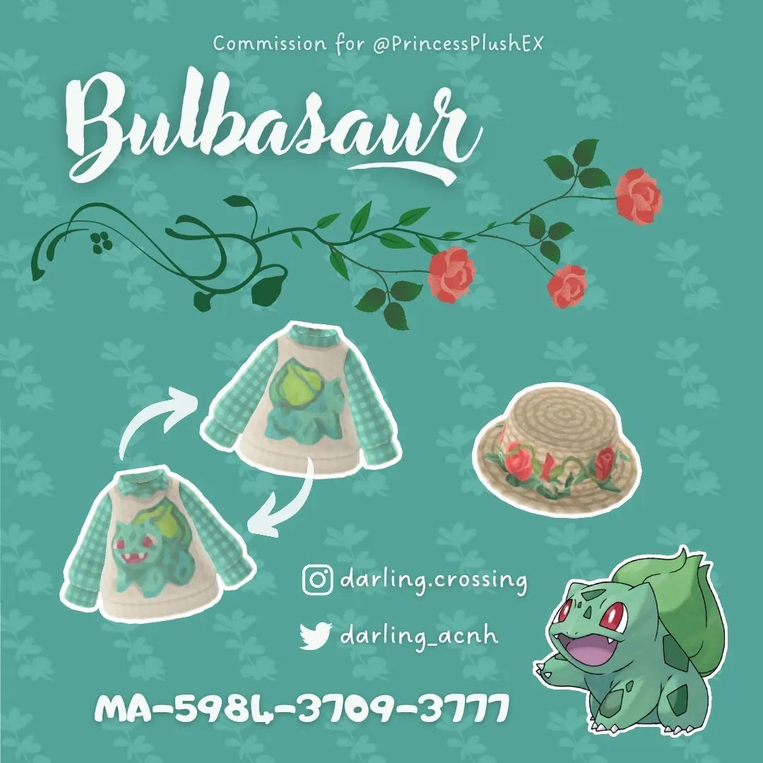 bulbasaur set ✿ by darling.crossing on ig