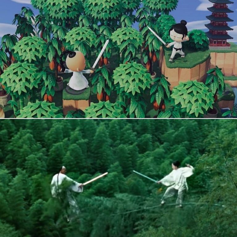 A small area devoted to my favourite scene from Crouching Tiger, Hidden Dragon. …