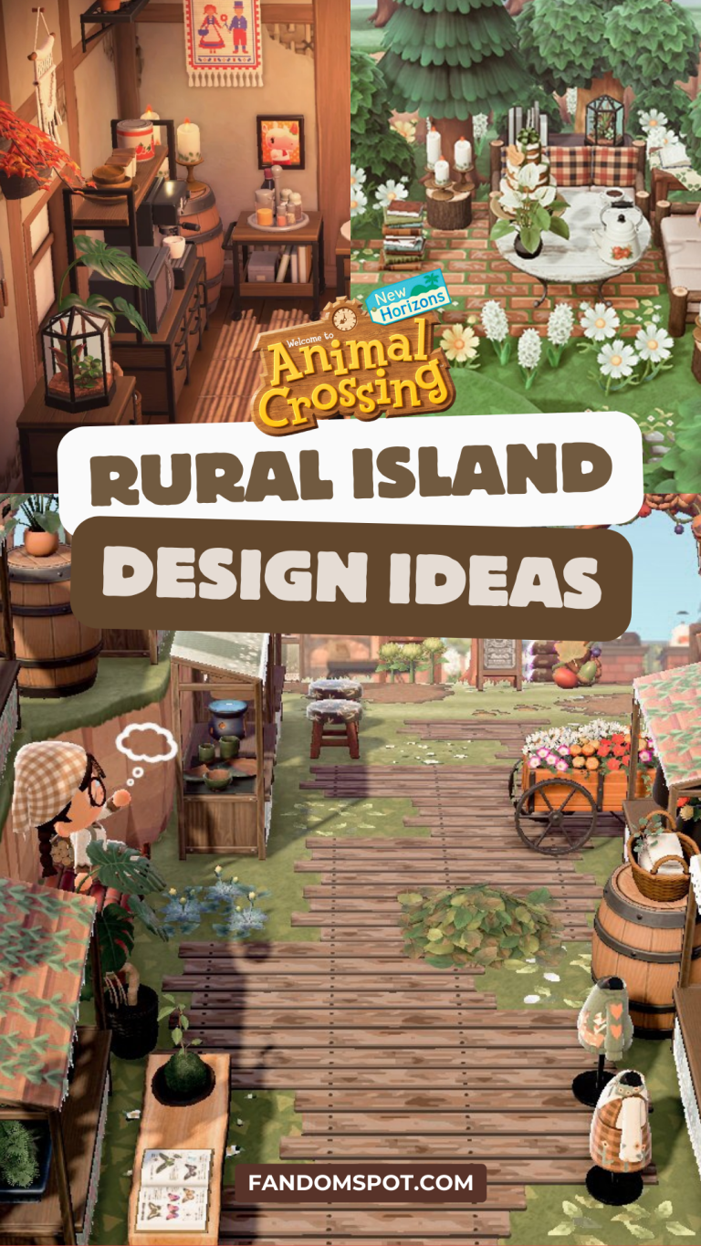 ACNH Codes 20 Rural Island Ideas (ACNH) by  eelisecatteau