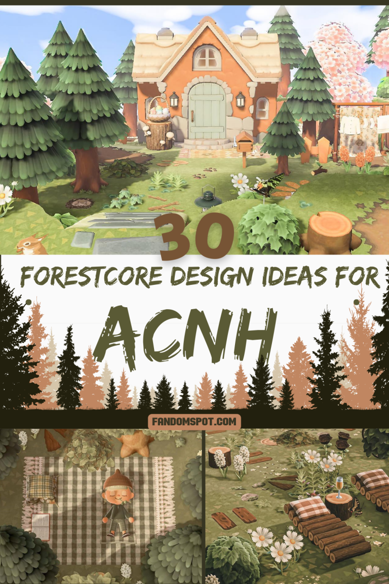 ACNH Codes 30 ACNH Forestcore Design Ideas: The Ultimate List by  torrinne