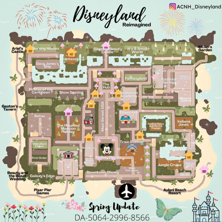 ACNH Codes Disneyland Island Map ACNH by  supermama46