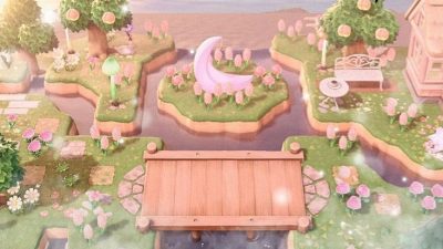 ACNH Codes Fun Pink Island Design Ideas For Animal Crossing: New Horizons – FandomSpot by  ndestradis