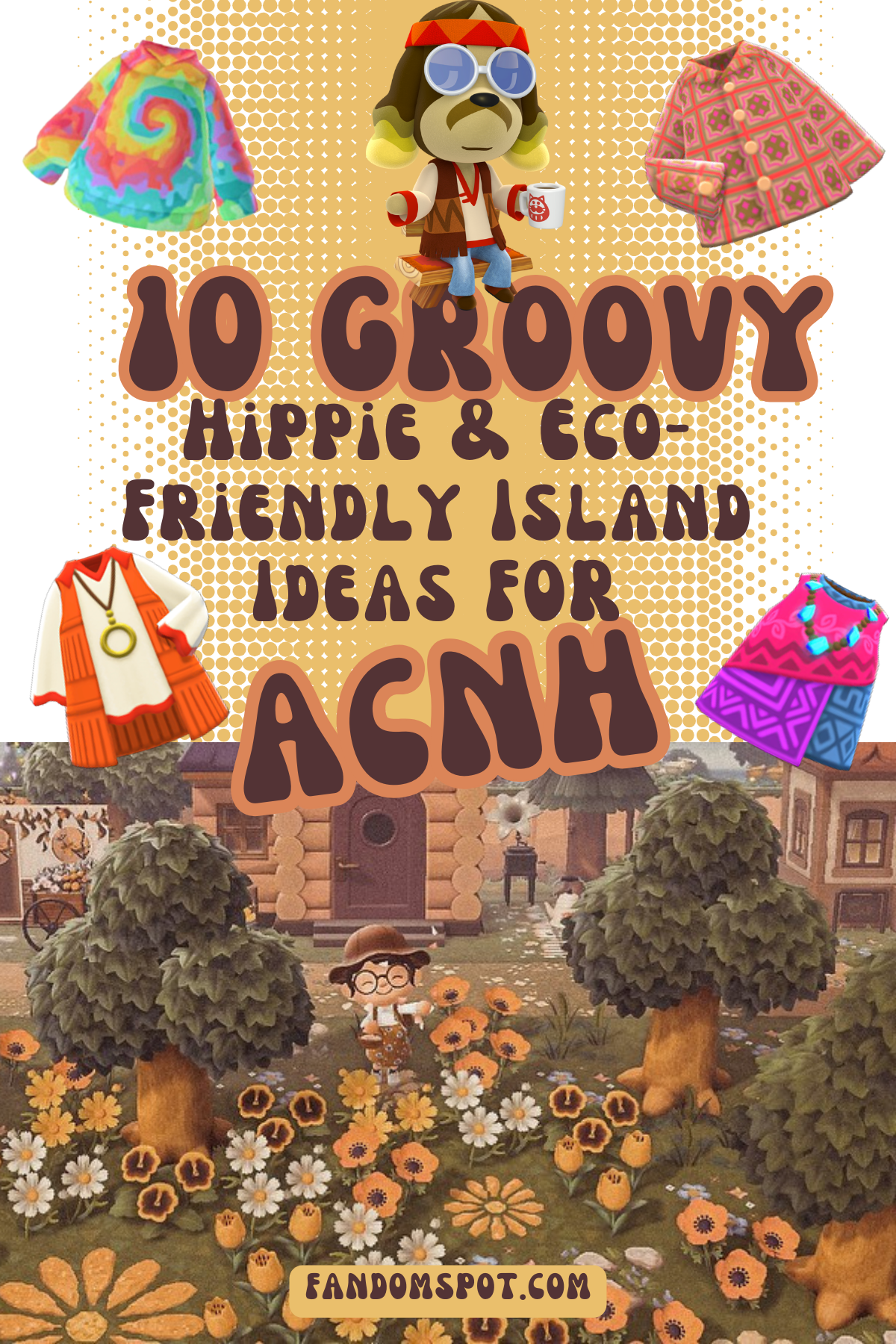 Hippie & Eco-Friendly Island Ideas For Animal Crossing: New Horizons