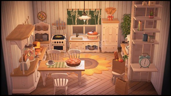 ACNH Codes White Cozy Kitchen by  minervapelliott